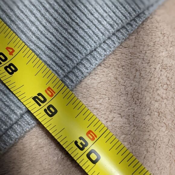 NWOT Nautica Men's Ash Grey 100% Cotton Zip-Up Long Sleeve Sweater - Picture 9 of 15